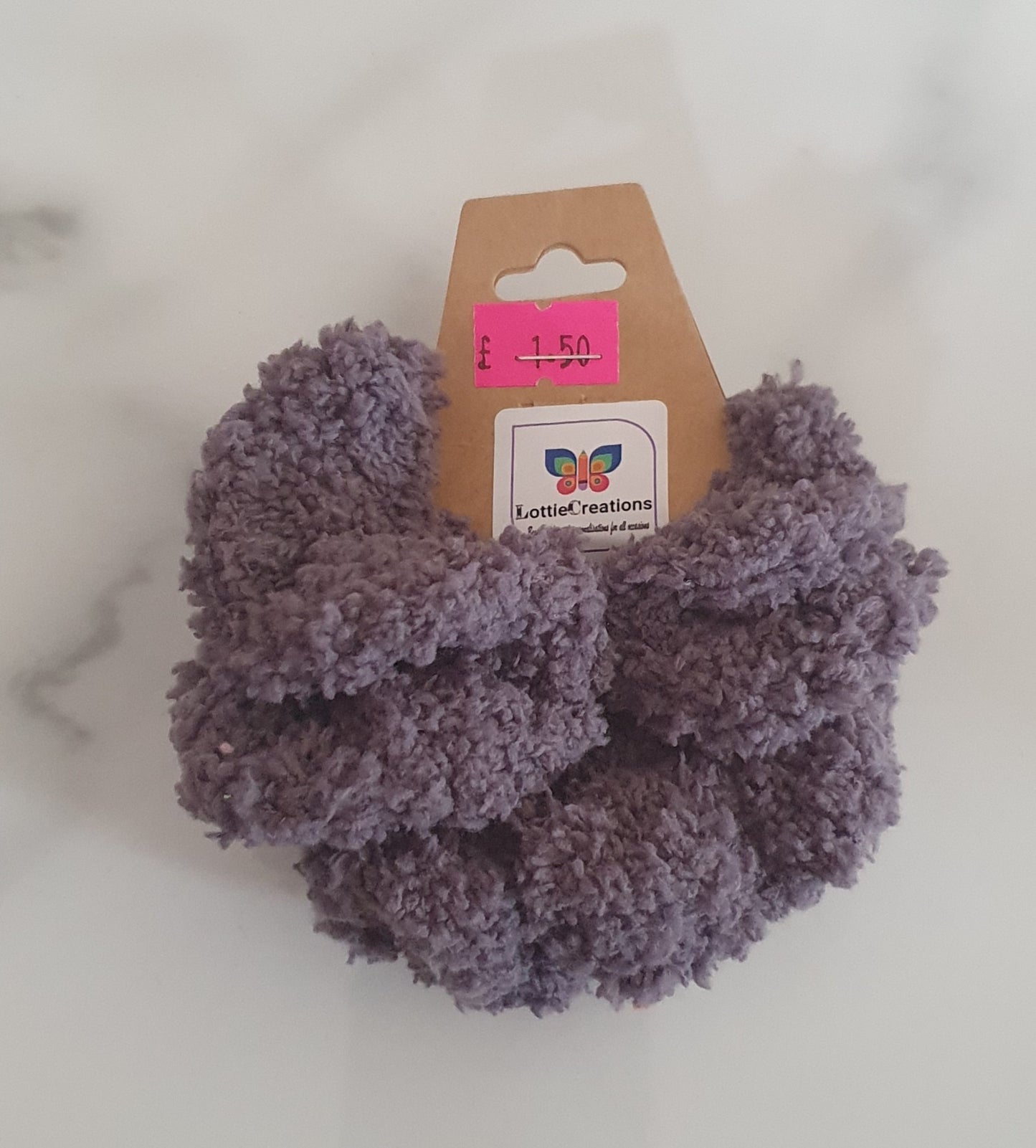 Crochet scrunchies