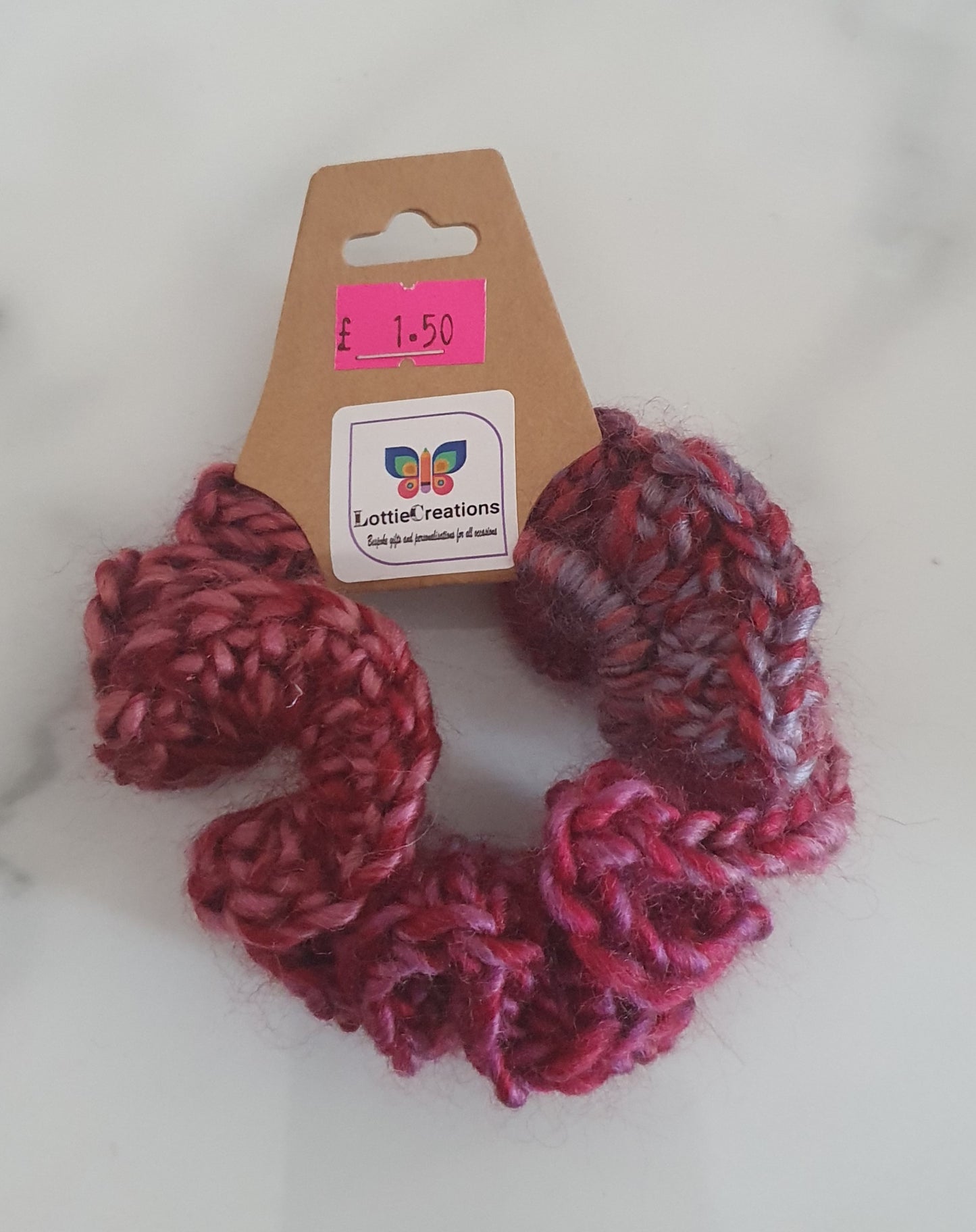 Crochet scrunchies