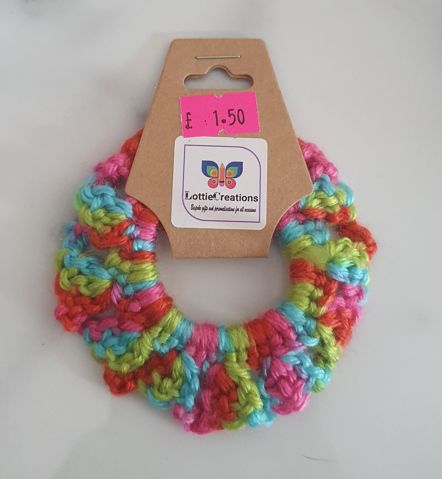 Crochet scrunchies