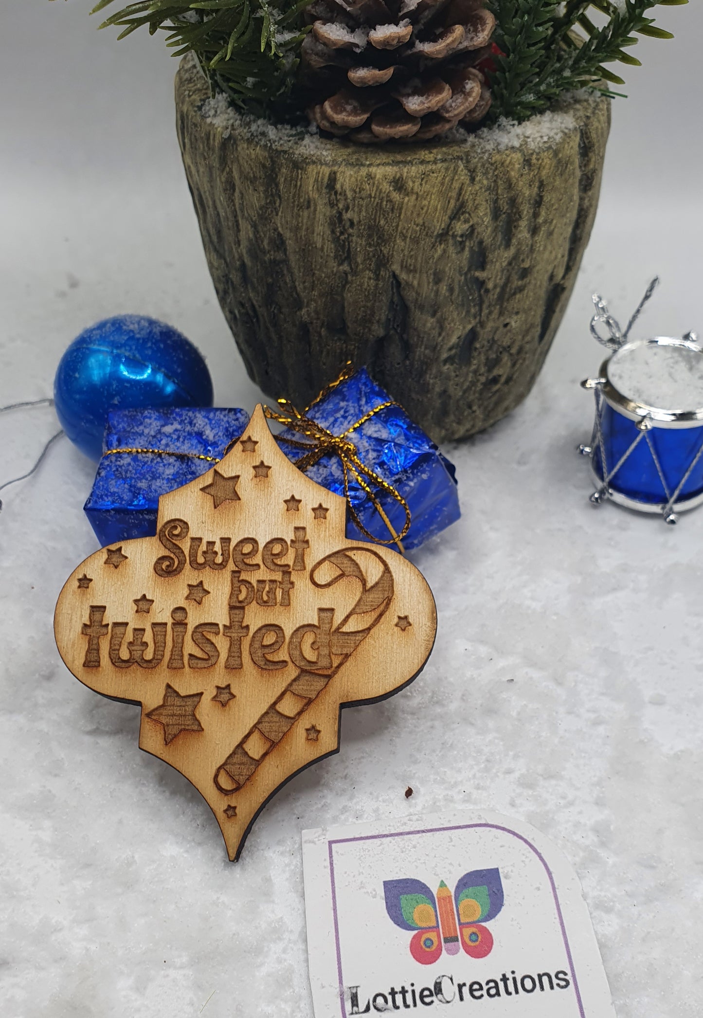 Sweet but twisted decoration