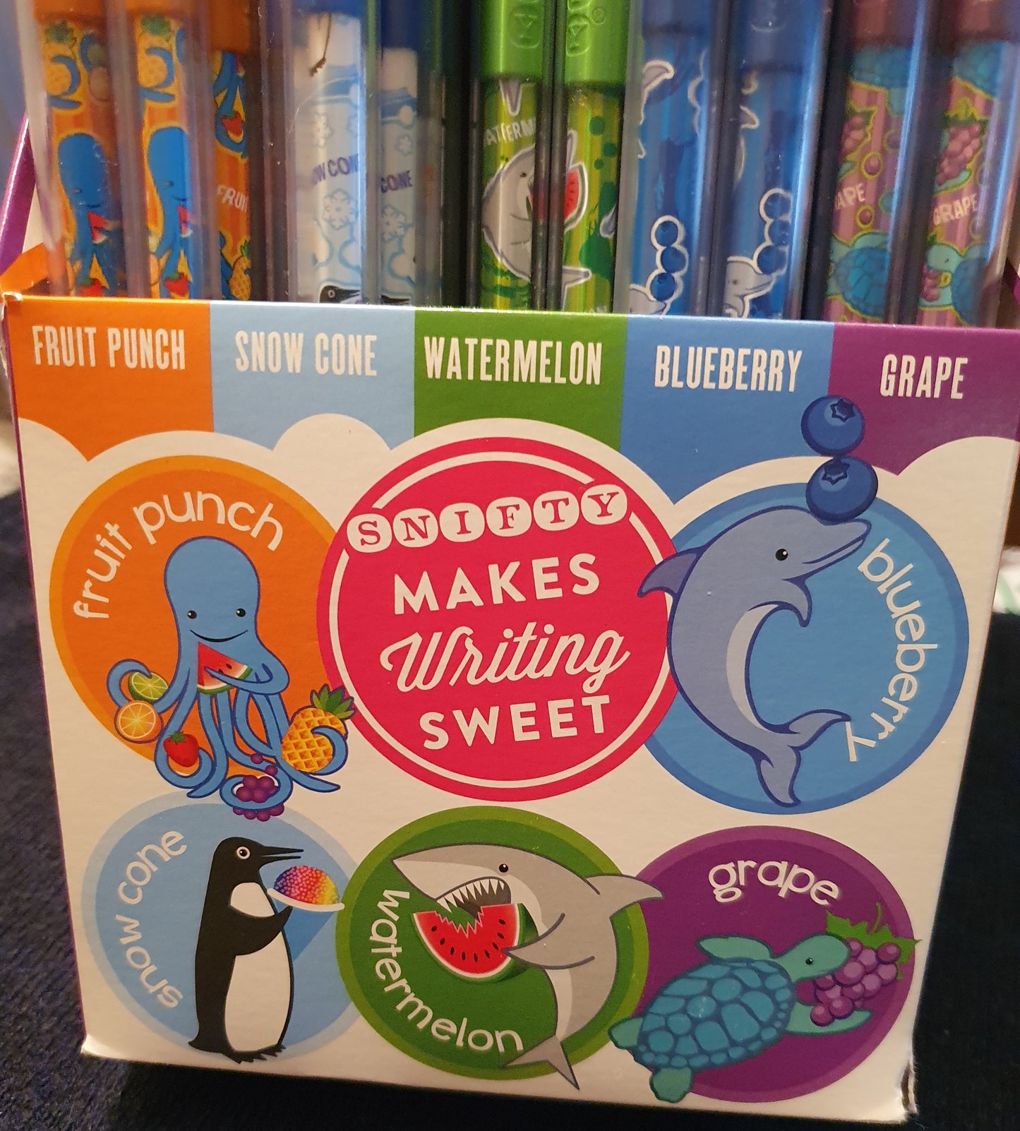 Sea life themed Scented pencils