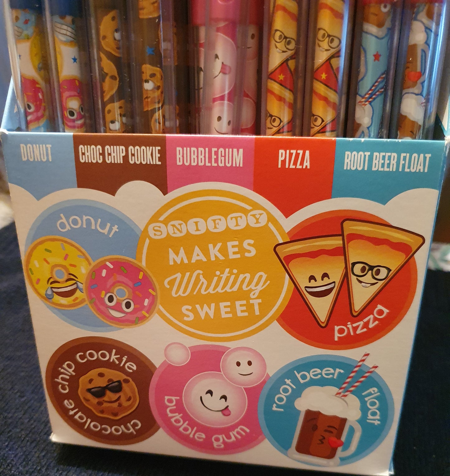 Junk Food themed scented pencils