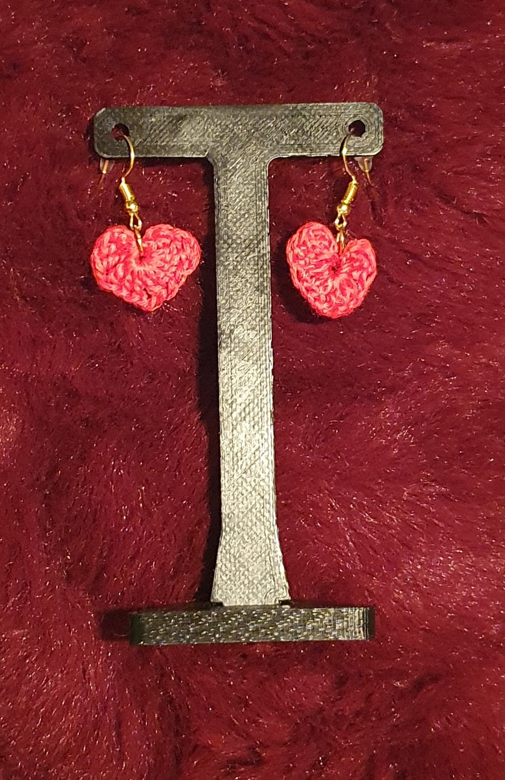 Heart Crochet earrings