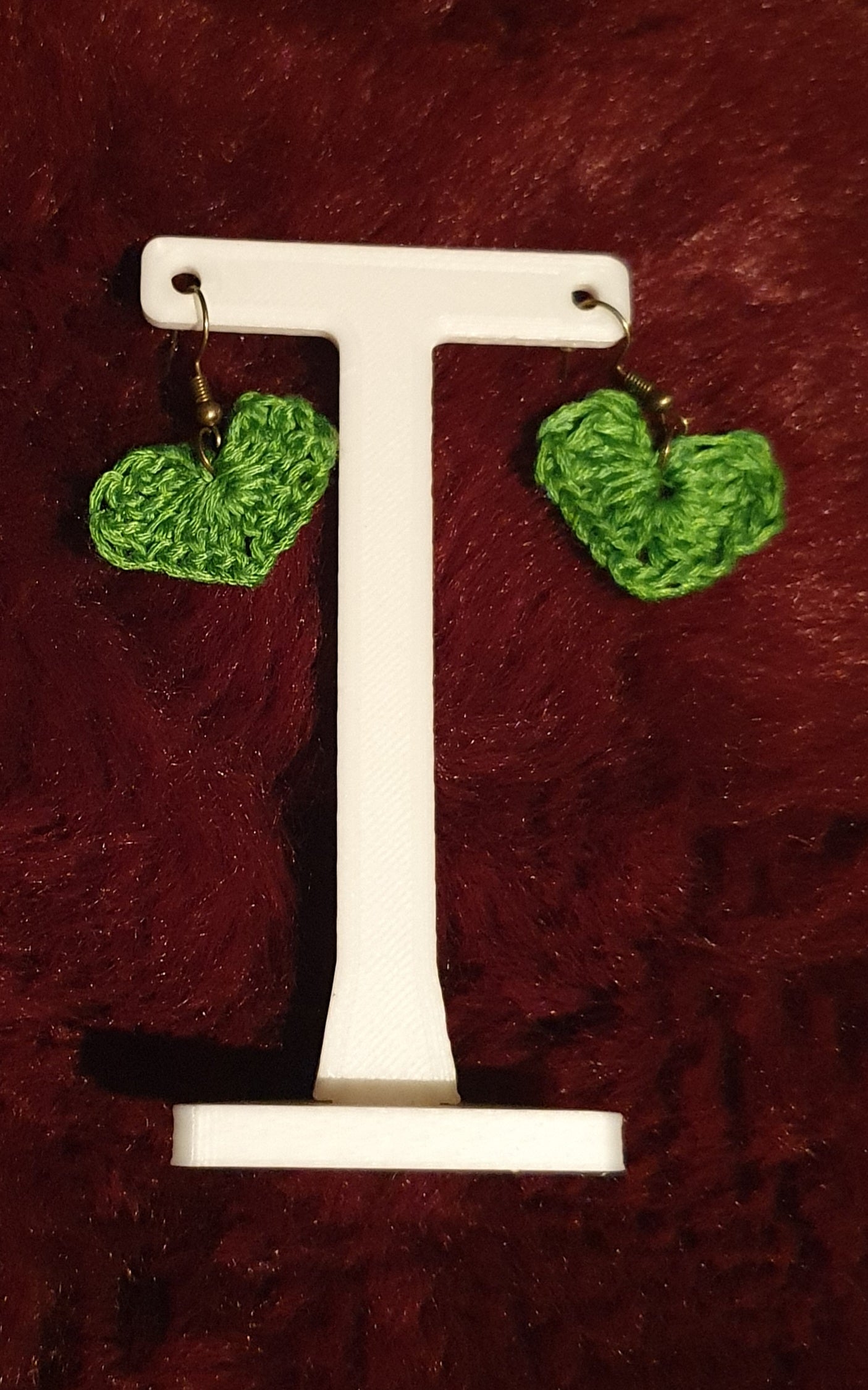 Heart Crochet earrings