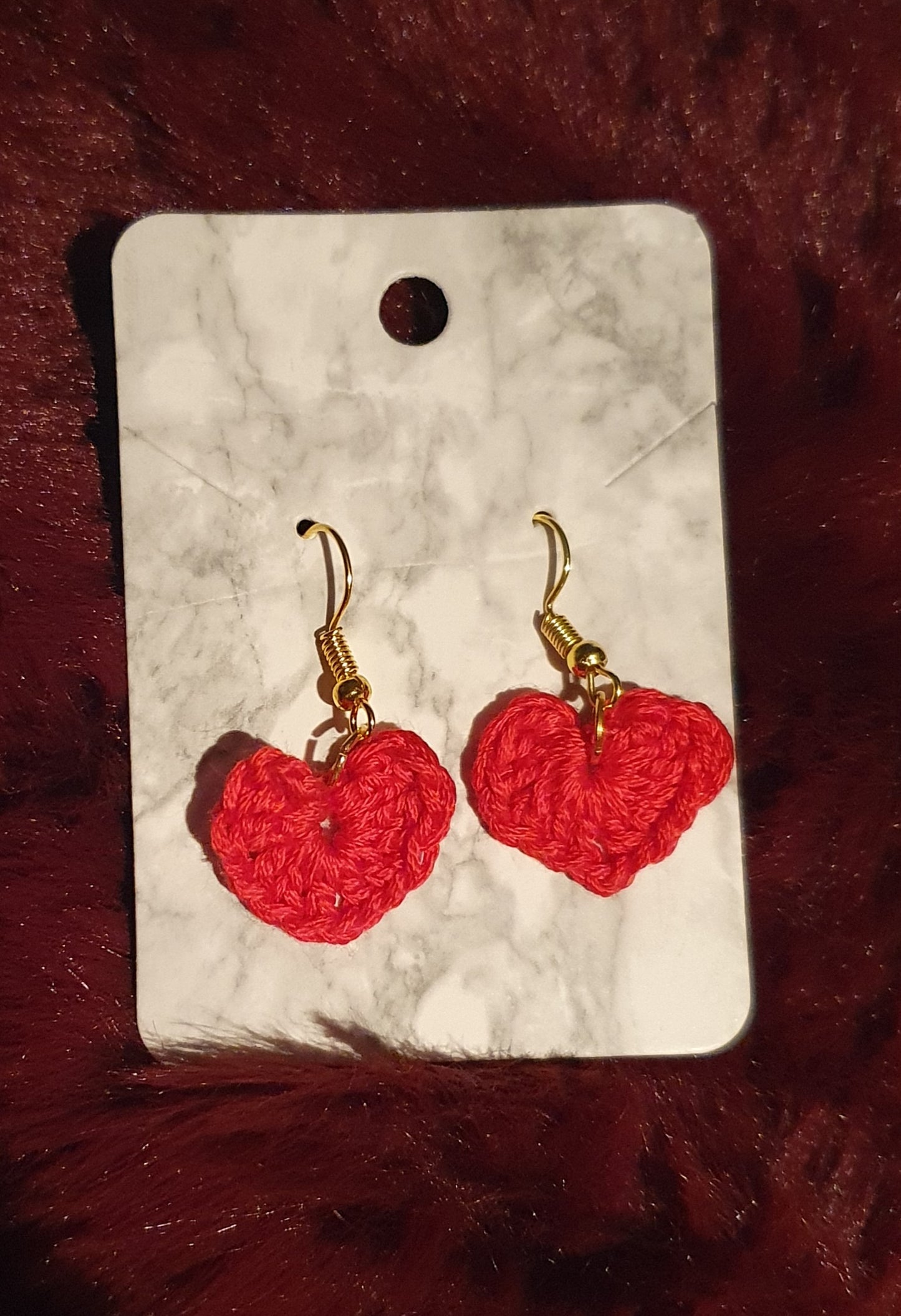 Heart Crochet earrings