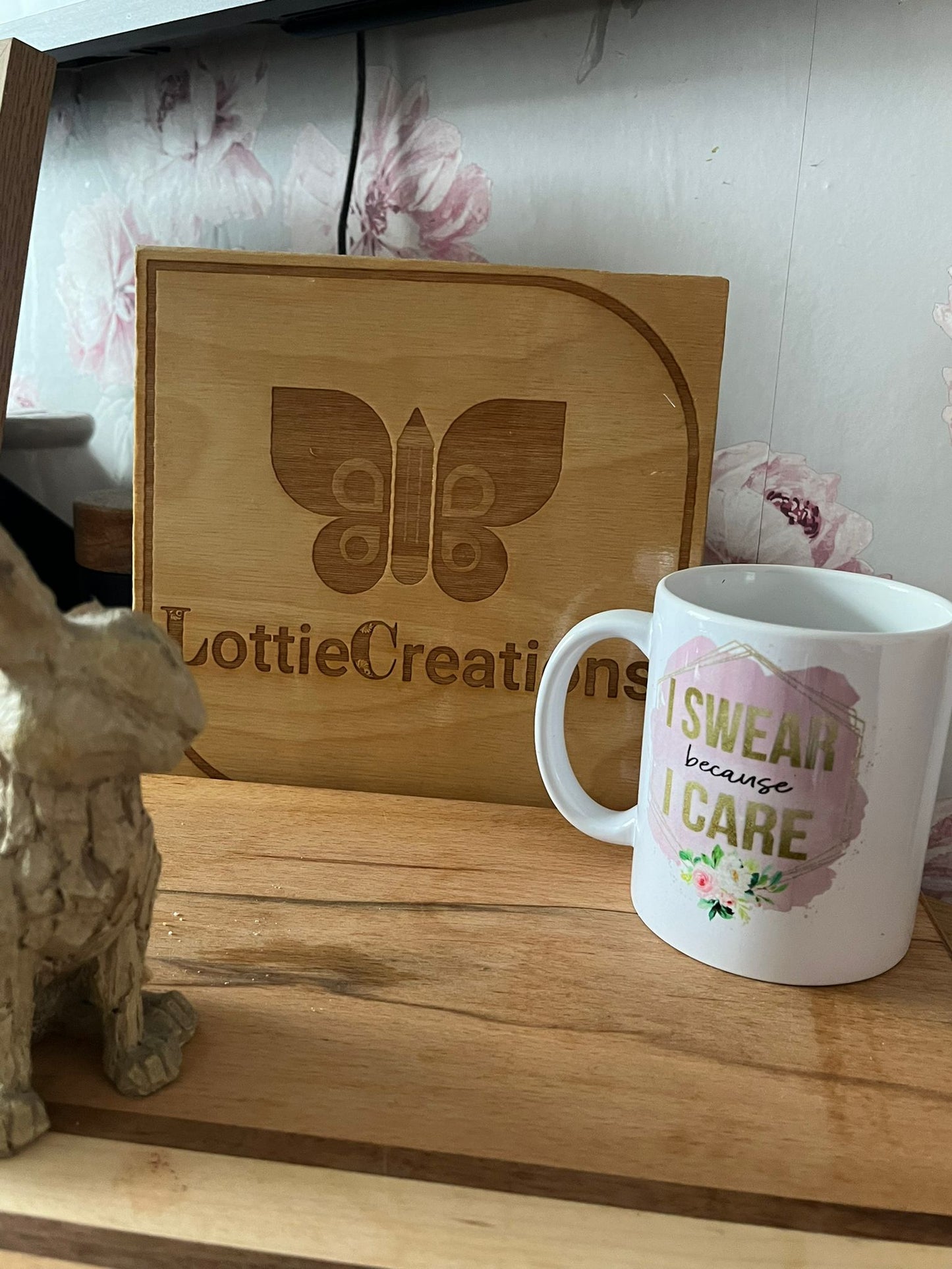 I swear because i care mug