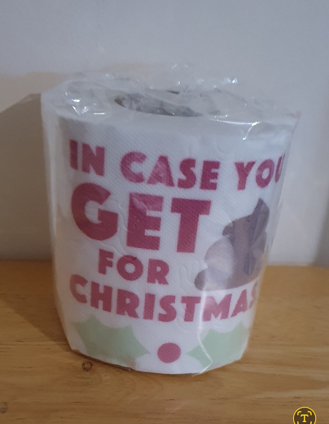 Novelty Christmas toilet roll