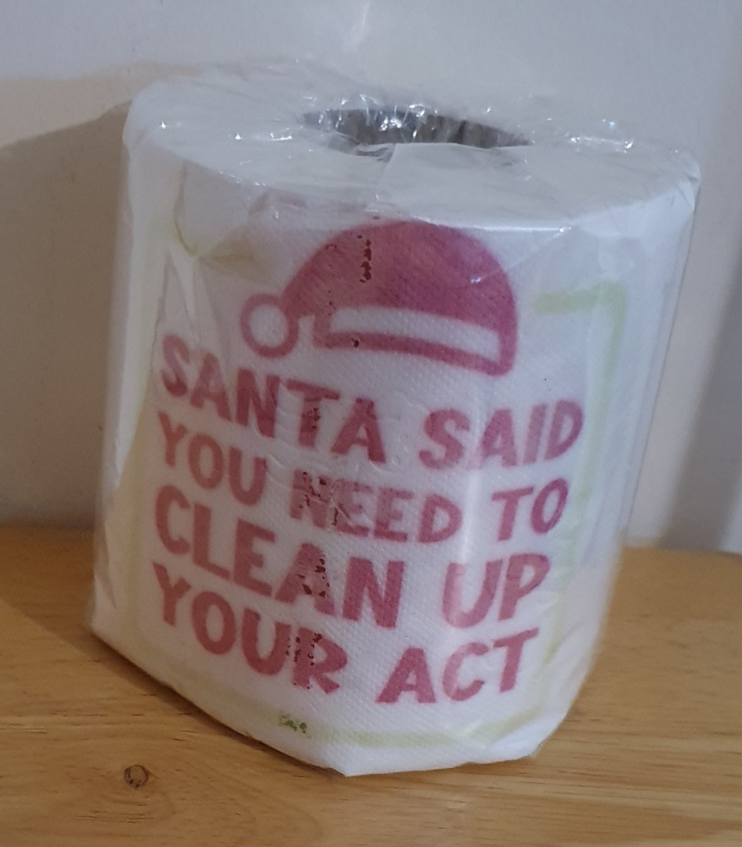 Novelty Christmas toilet roll