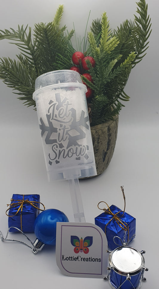Let it snow poppers