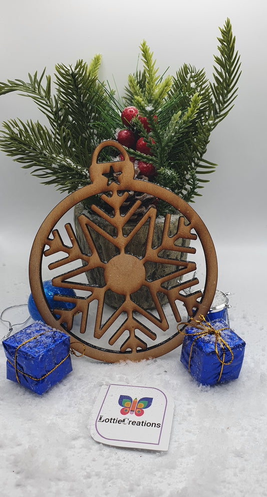 Snowflake Bauble