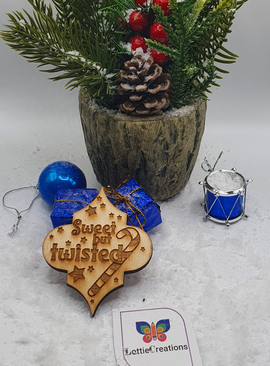 Sweet but twisted decoration