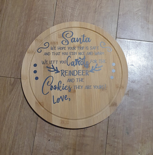 Santa's snack tray
