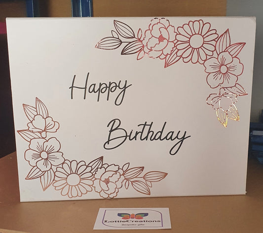Happy birthday gift box