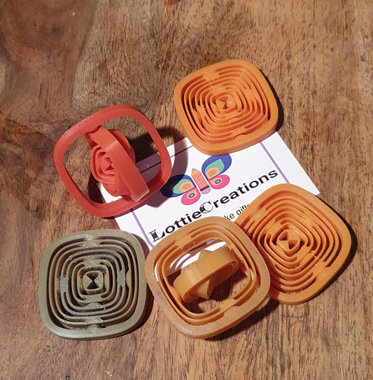 Square fiddle toy