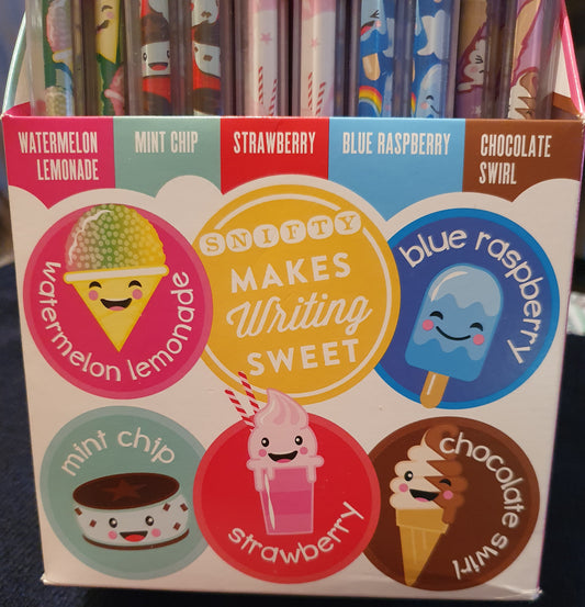 Sweet scoop themed scented pencils